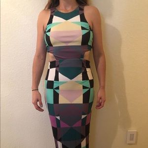 AMAZING Mara Hoffman side cut out midi dress!